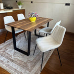 Egan Shesham Table & Luna Chairs Indoor Set