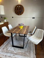 Egan Shesham Table & Luna Chairs Indoor Set