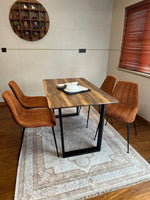 Egan Shesham Table & Luna Chairs Indoor Set