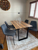 Egan Shesham Table & Luna Chairs Indoor Set