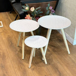 Y504 Retro Coffee Table Plate Shape Set