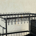 2 Tier Multipurpose Kitchen Dish Holder Rack