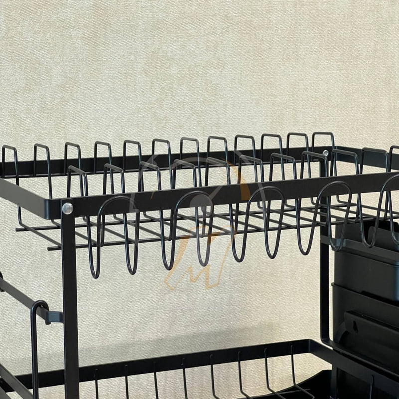 2 Tier Multipurpose Kitchen Dish Holder Rack