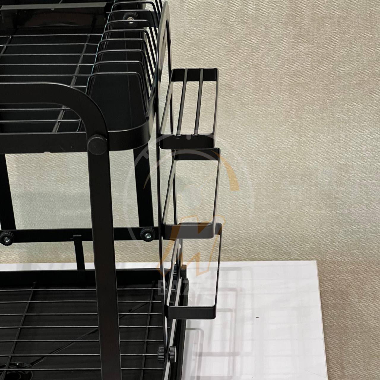 2 tier countertop dish dishing rack