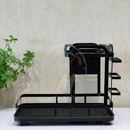 2 tier countertop dish dishing rack