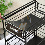 2 Tier Multifunctional Retractable Metal Storage Shelves