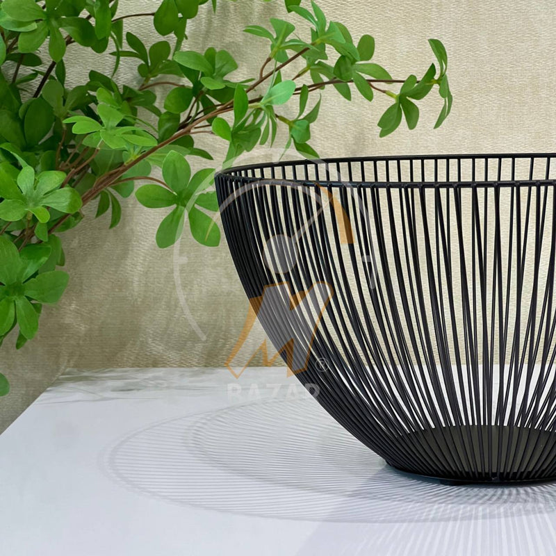 GL-001 Metal Serving Mesh Basket Bowl