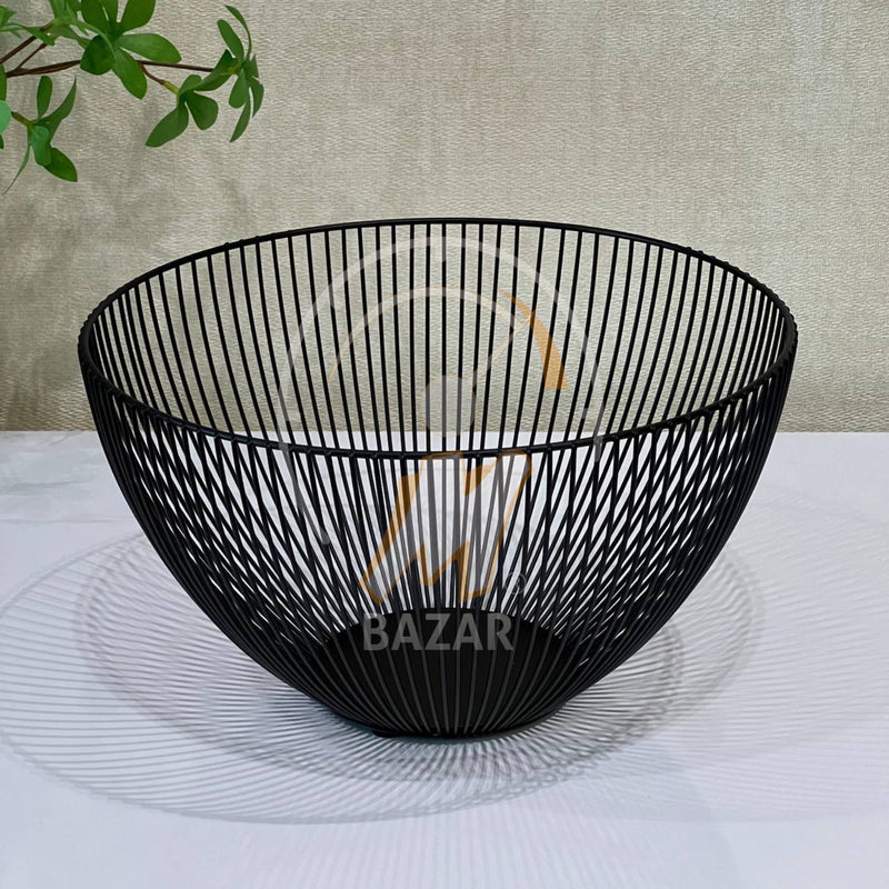 GL-001 Metal Serving Mesh Basket Bowl