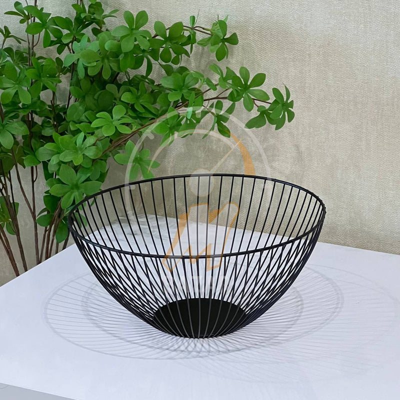 D053 Metal Serving Mesh Basket Bowl