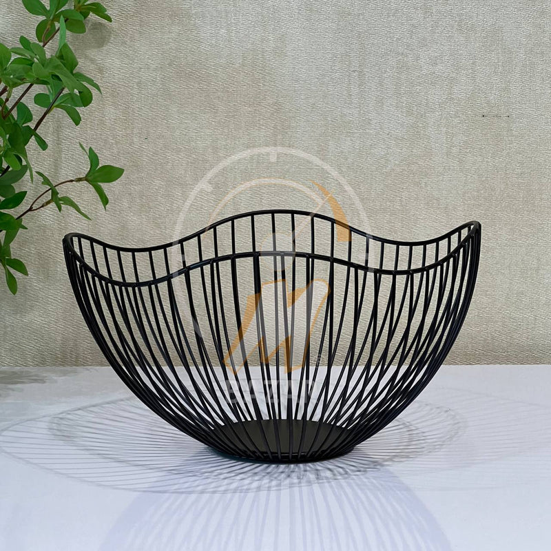 GL-011 Metal Serving Mesh Basket Bowl