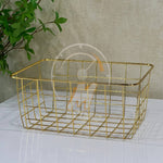 H-016 Metal Serving Mesh Basket Bowl