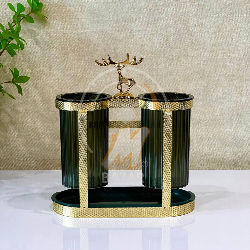 115 Luxury Deer Design Utensil Holder