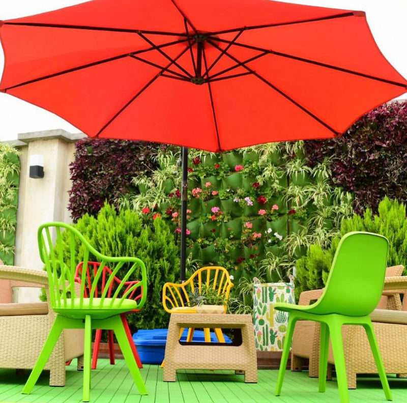 Overhang Super Stable Garden Parasol