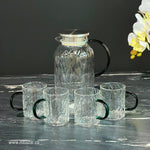 Transparent Glass Water/Juice Pitcher Set