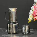 Transparent Glass Water/Juice Pitcher Set