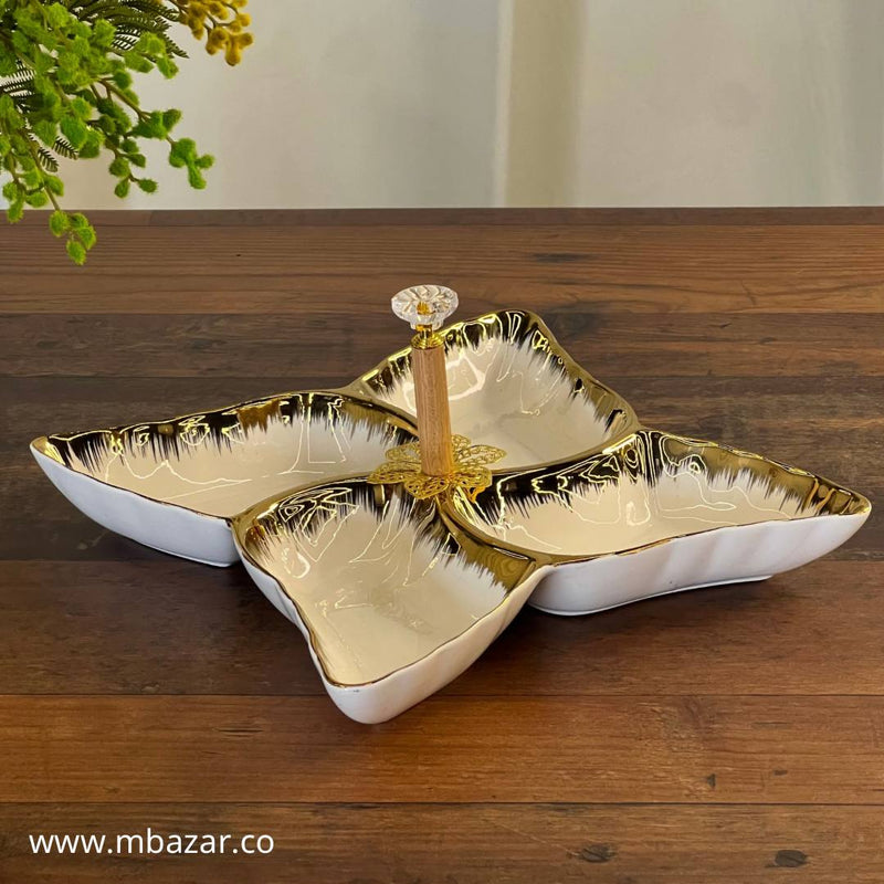 Luxury Style High-End Snack Serving Plate