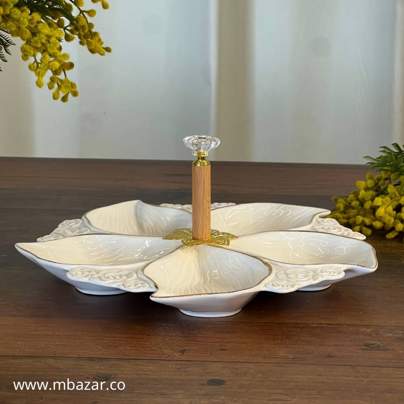 Luxury Style High-End Snack Serving Plate