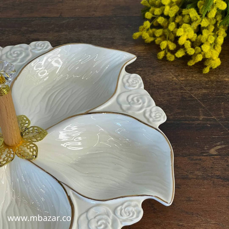 Luxury Style High-End Snack Serving Plate