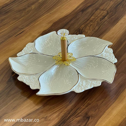 Luxury Style High-End Snack Serving Plate