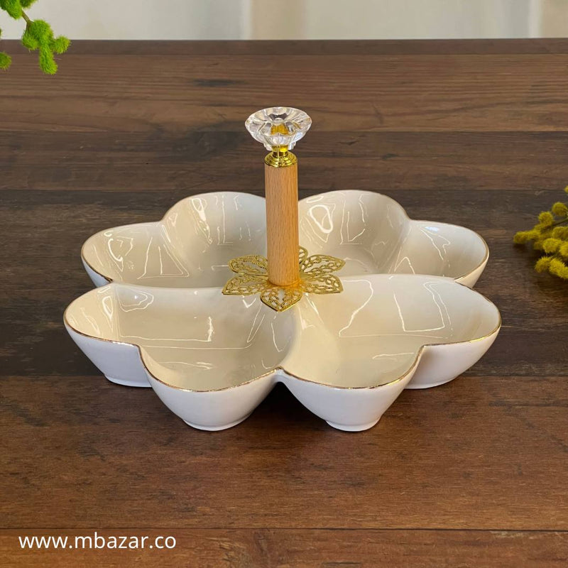 Luxury Style High-End Snack Serving Plate