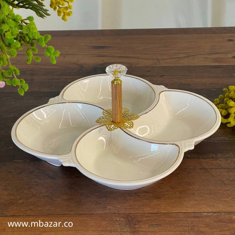 Luxury Style High-End Snack Serving Plate