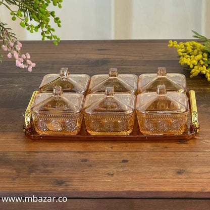 خواردنێکی کەم و لوکس/وەرزشی ٦ قاپ ڕێکخەری