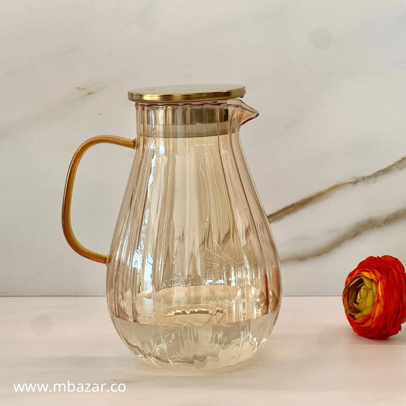 1600ml Transparent Glass Water/Juice Pitcher