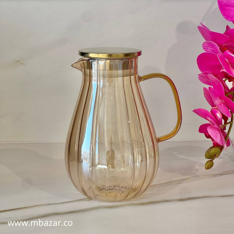 1600ml Transparent Glass Water/Juice Pitcher