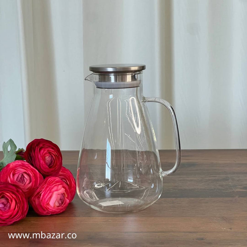 Transparent Glass Water/Juice Pitcher