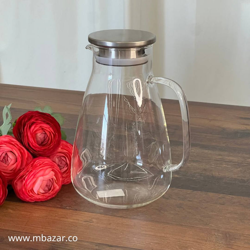 Transparent Glass Water/Juice Pitcher