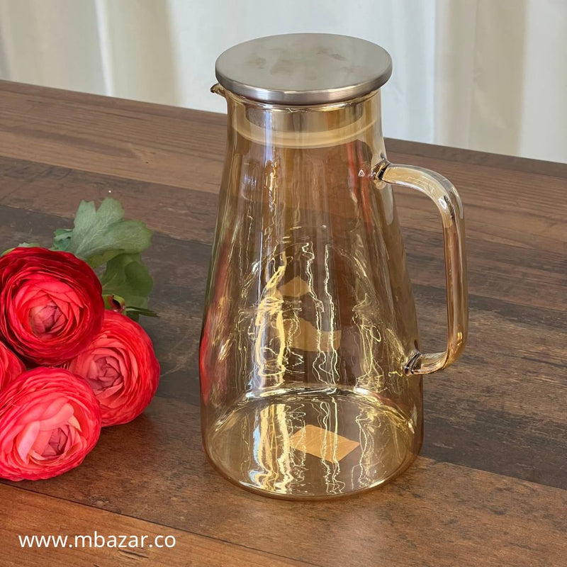 Transparent Glass Water/Juice Pitcher