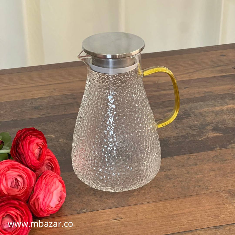 Transparent Glass Water/Juice Pitcher