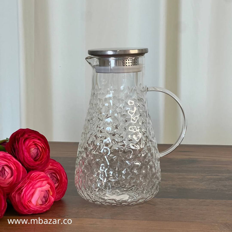 Transparent Glass Water/Juice Pitcher