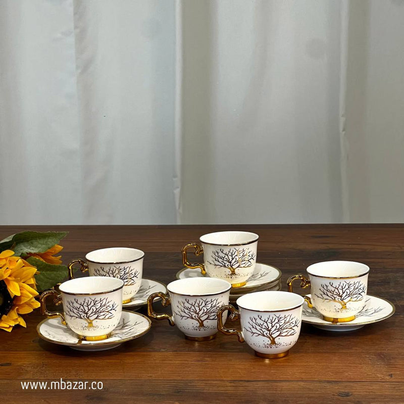 Classic Porcelain Tea/Coffee Cup Set