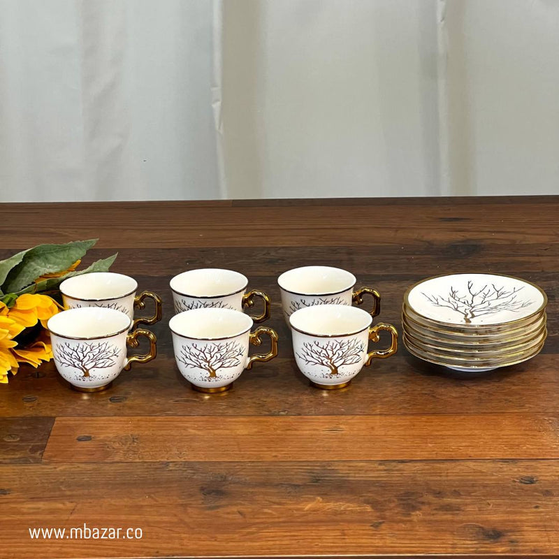 Classic Porcelain Tea/Coffee Cup Set