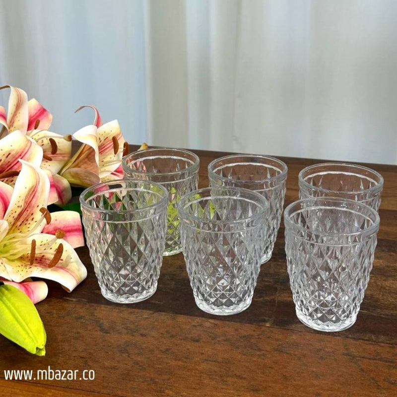 6-Piece Trasparent Glass Set