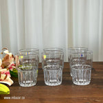 6-Piece Trasparent Glass Set