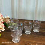 6-Piece Trasparent Glass Set