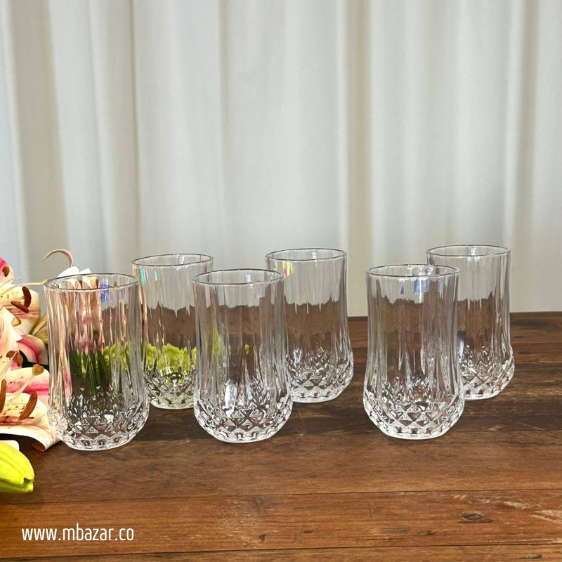 6-Piece Trasparent Glass Set