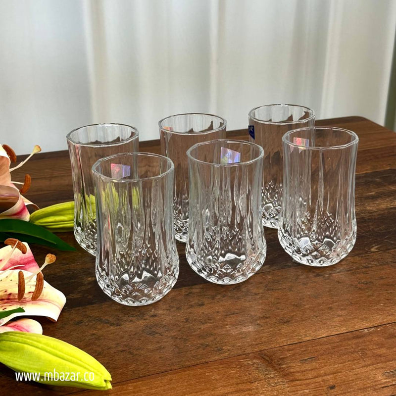 6-Piece Trasparent Glass Set