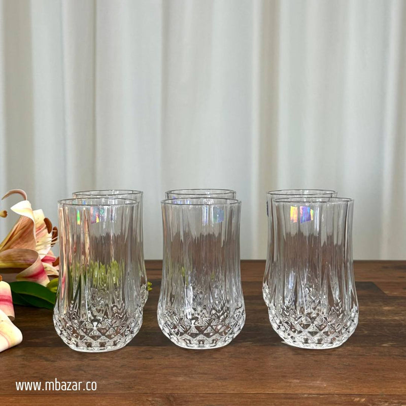 6-Piece Trasparent Glass Set