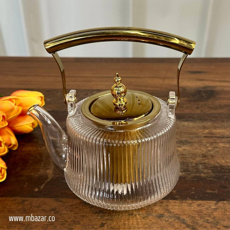 Glass Stovetop Modern Design Teapot