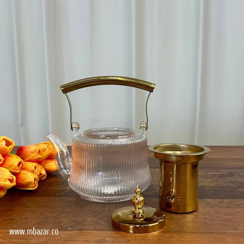 Glass Stovetop Modern Design Teapot