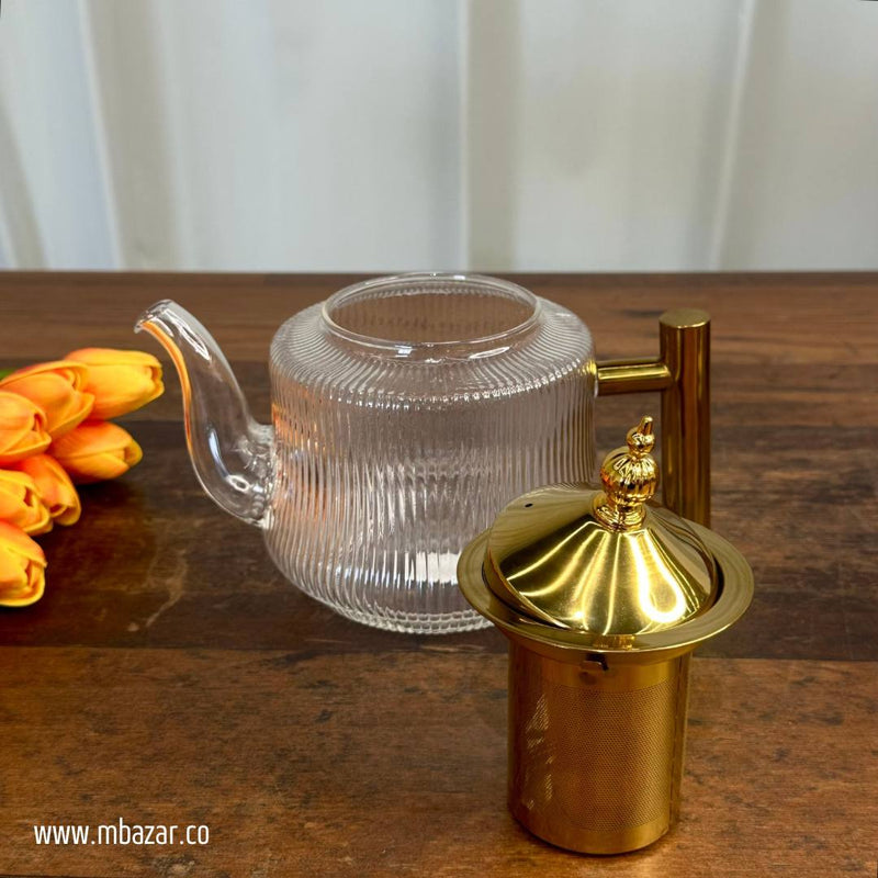 Glass Stovetop Modern Design Teapot