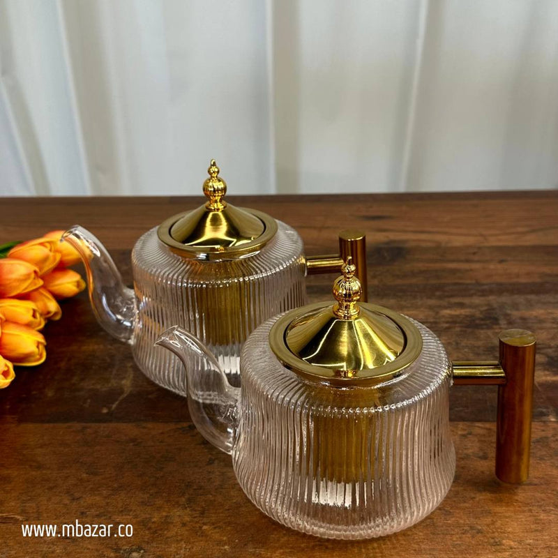 Glass Stovetop Modern Design Teapot