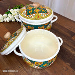 Enamel Decorative Design Cooking  Stockpot