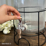 5L Glass Drink Dispenser