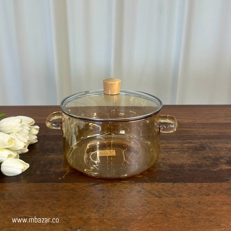 Glass Cooking Clear Design Stockpot