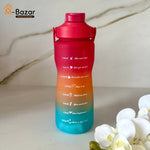 Set of 3 Unbreakable Time Marker Water Bottle