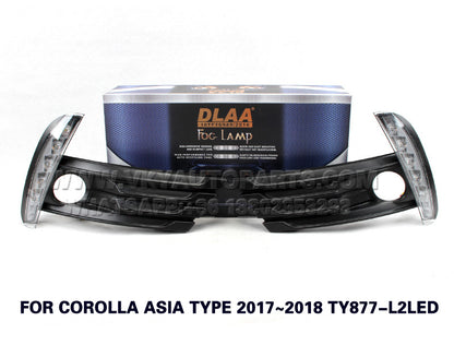 تويوتا كورولا 2017 - 2018 TY877-L2LED DRL بلاجكتور
